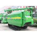 transverse flows roller threshing separation  rice cutting